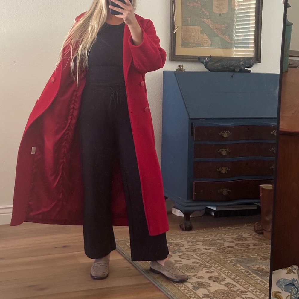 Lorne’s Cashmere Long Trenchcoat